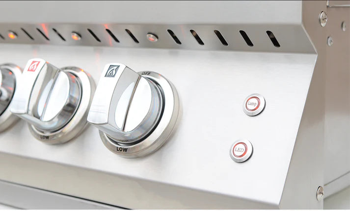 Kokomo 32” Professional Built in Gas Grill (4 Burner/Back Burner) SKU: KO-BAK4BG-PRO