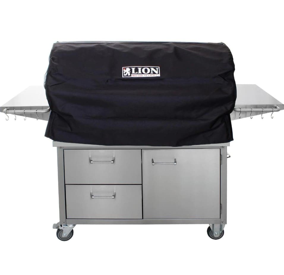 Lion Premium Grills Freestanding 40-Inch 5-Burner Gas Grill -L90000