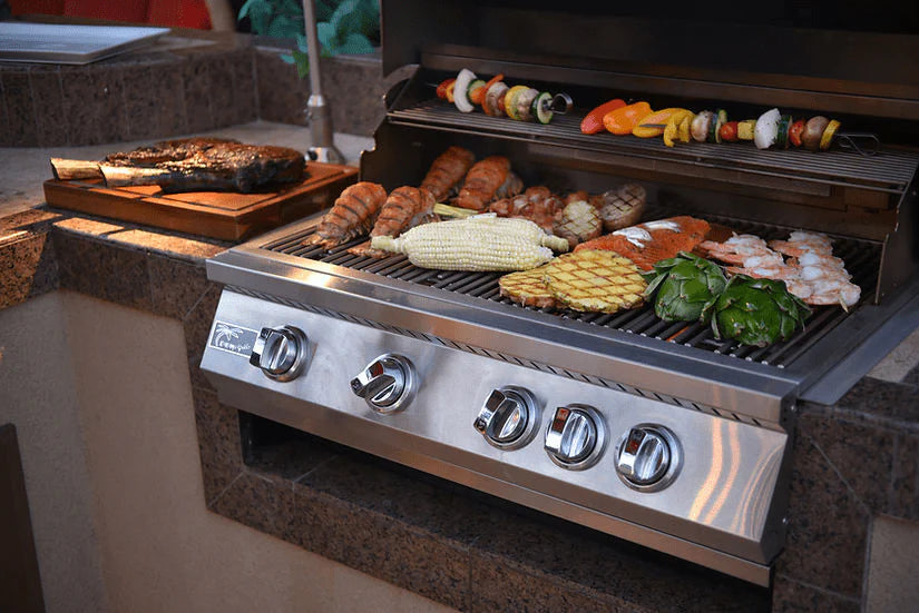 KoKoMo 32” Built-In 4 Burner Gas Grill